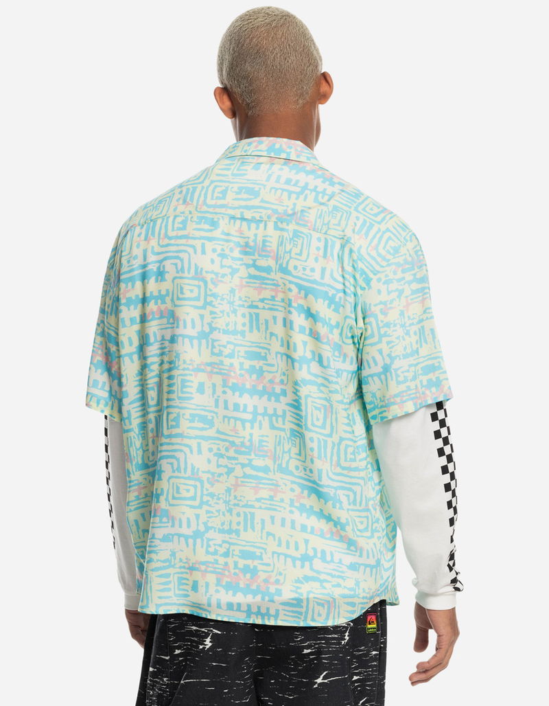 QUIKSILVER x Stranger Things The Argyle Mens Button Up Shirt  image number 8
