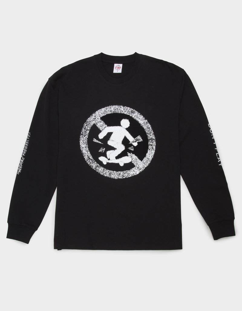 POLAR SKATE CO. Don't Play Mens Long Sleeve Tee image number 0