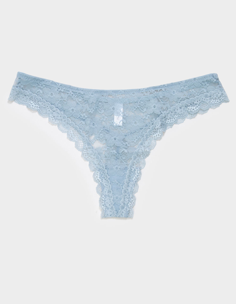 FULL TILT Allover Lace Thong image number 0