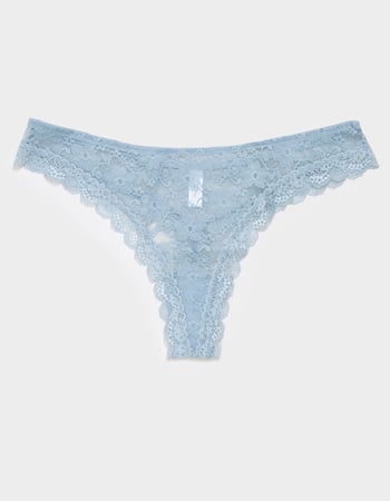FULL TILT Allover Lace Thong Primary Image