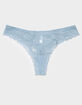 FULL TILT Allover Lace Thong image number 1