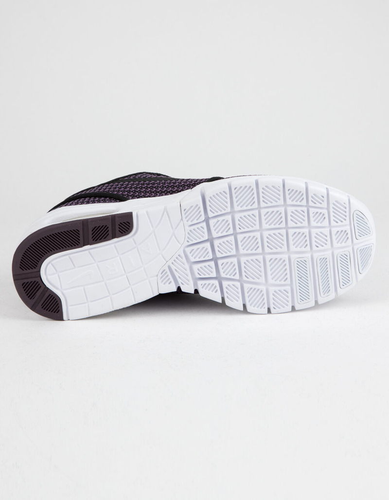 NIKE SB Stefan Janoski Max Black & Pro Purple Shoes image number 5