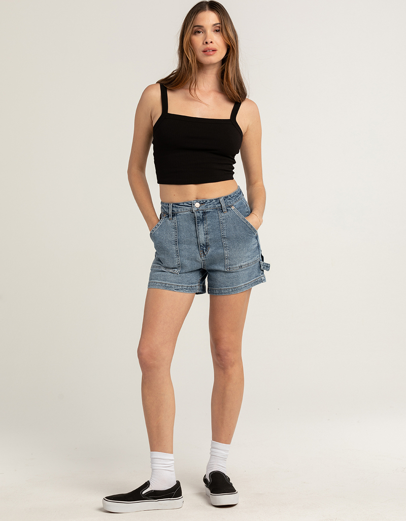 BOZZOLO Wide Band Womens Square Neck Tank Top image number 3