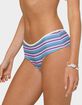 EDIKTED Carlota Striped Boyshort Bikini Bottoms image number 2