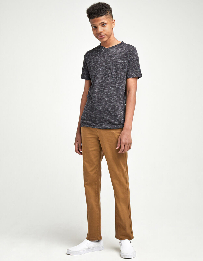 RSQ Boys Slim Tan Chino Pants image number 0