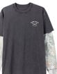 DARK SEAS Headmaster III Mens Long Sleeve 2fer Tee image number 2