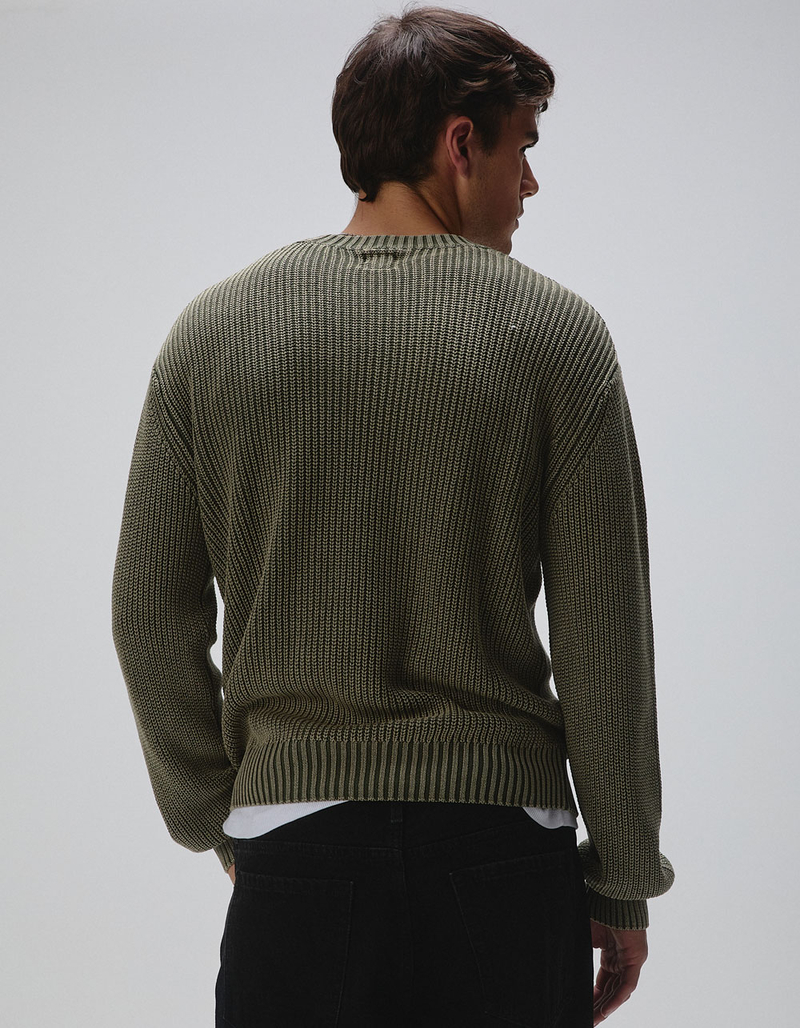 RSQ Mens Washed Crewneck Sweater image number 6