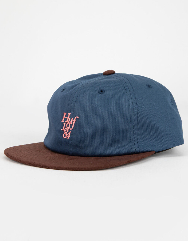 HUF 1984 Contrasting 6 Panel Mens Strapback Hat image number 0