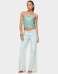 EDIKTED Brynn Sequin Strapless Top image number 4