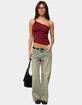 EDIKTED Petite Ace Relaxed Jeans image number 5