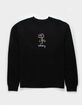 OBEY Cartoon Flower Mens Crewneck Sweatshirt image number 2