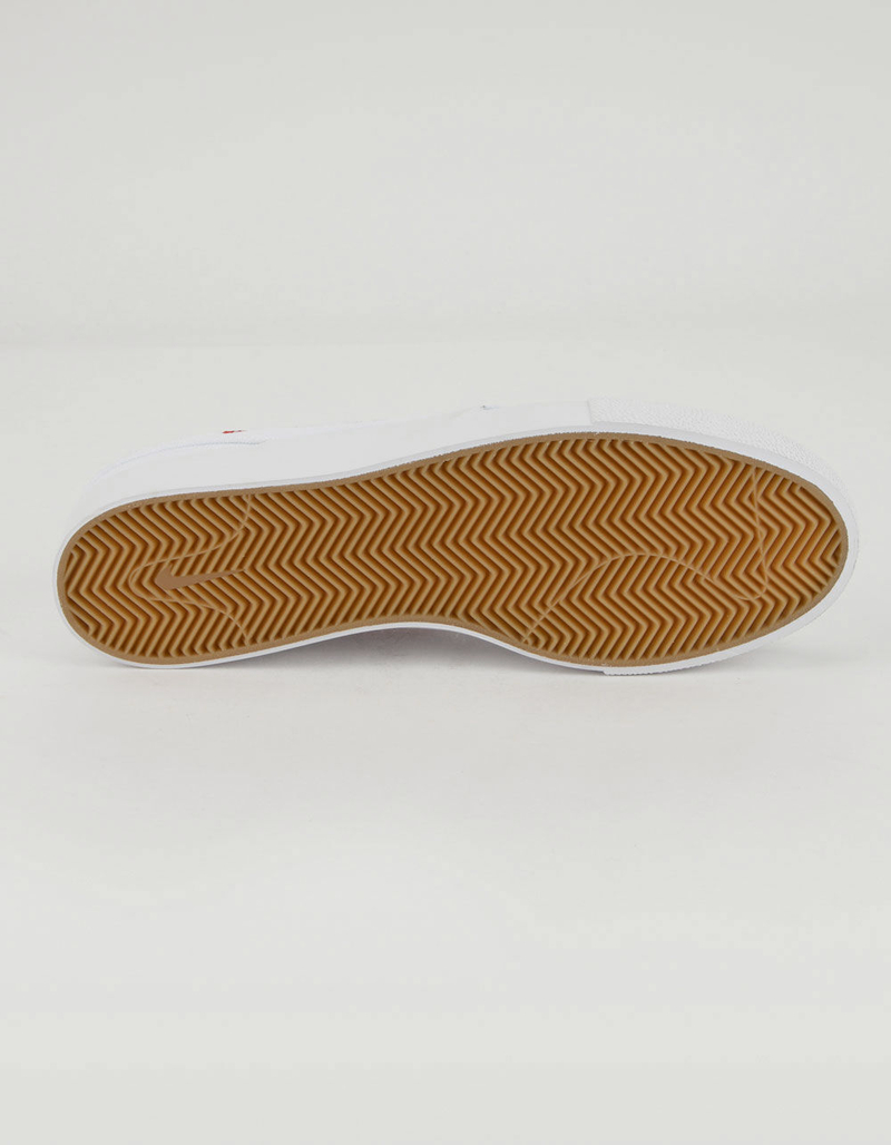 NIKE SB Zoom Stefan Janoski Canvas RM Mens White & Red Shoes image number 5