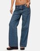 EDIKTED Esmay Studded Low Rise Jeans image number 1