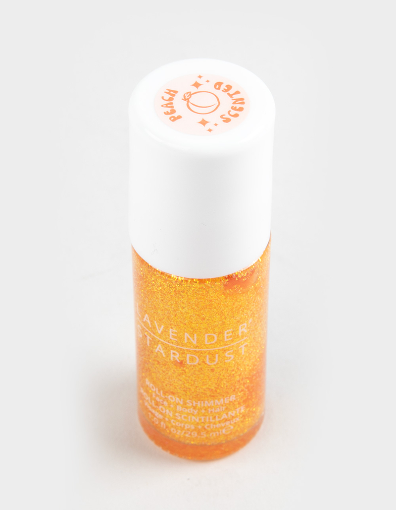 LAVENDER STARDUST Roll-On Shimmer Peach Glitter image number 1