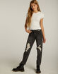 RSQ Girls 90s Acid Wash Jeans image number 7