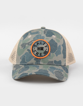 SALTY CREW Watermark Retro Trucker Hat Alternative Image