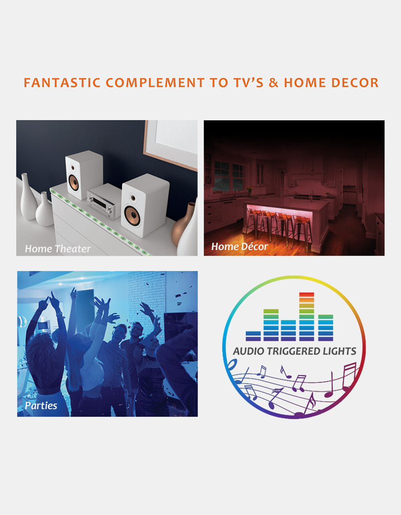 XTREME TECH Sound activated LED Lights image number 4