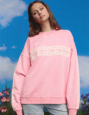 ROXY Lineup Womens Oversized Crewneck Sweatshirt Primary Image