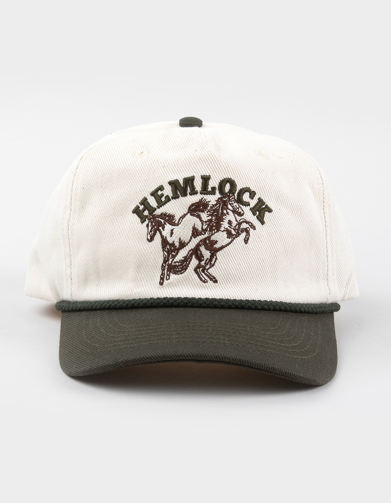 HEMLOCK HAT CO. Buckin Snapback Hat image number 1