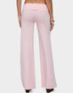 EDIKTED Poppy Foldover Wide Leg Pants image number 3