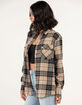 RSQ Easy Check Womens Oversized Flannel  image number 2