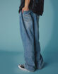 RSQ Mens Baggy Embroidered Jeans image number 4
