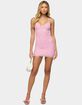 EDIKTED Brielle Polka Dot Lace Mini Dress image number 5