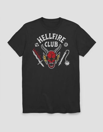 STRANGER THINGS Hellfire Cut Unisex Tee Primary Image