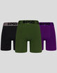 PSD Solid Cotton 3 Pack Mens Boxer Briefs image number 1