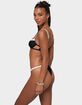 EDIKTED Atalia Contrast Bikini Bottoms image number 3