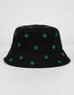 BLUE CROWN Leaf Mens Black Bucket Hat image number 1