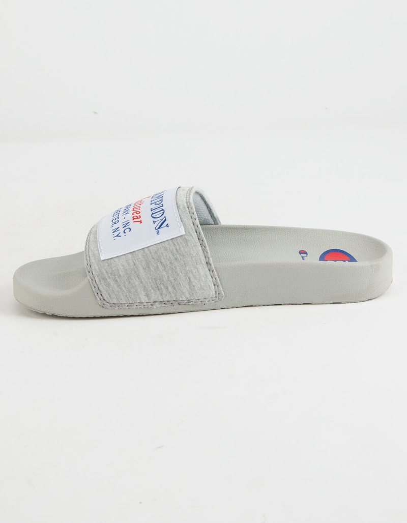 CHAMPION IPO 100 Oxford Gray Boys Slide Sandals image number 3