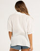 FULL TILT Womens Gauze Boyfriend Shirt image number 4