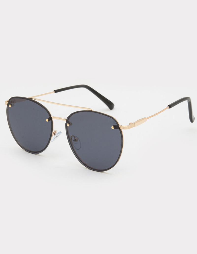 Rimless Round Metal Sunglasses image number 0