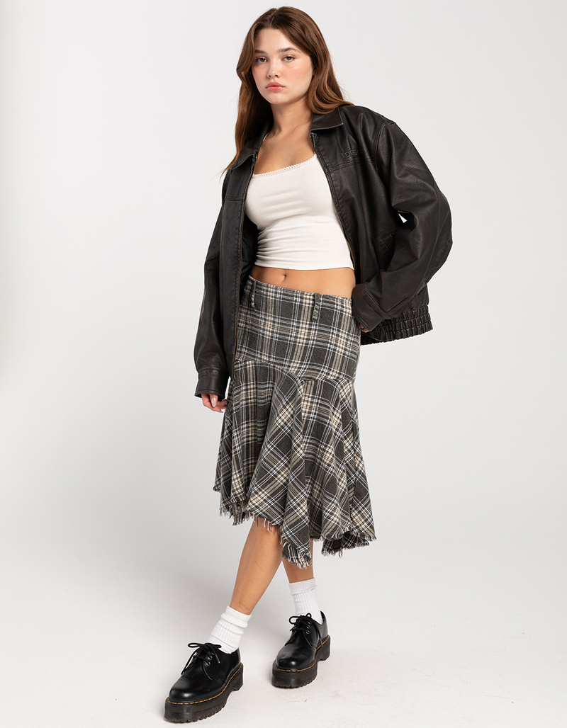 BDG Urban Outfitters Basque Check Womens Midi Skirt image number 0