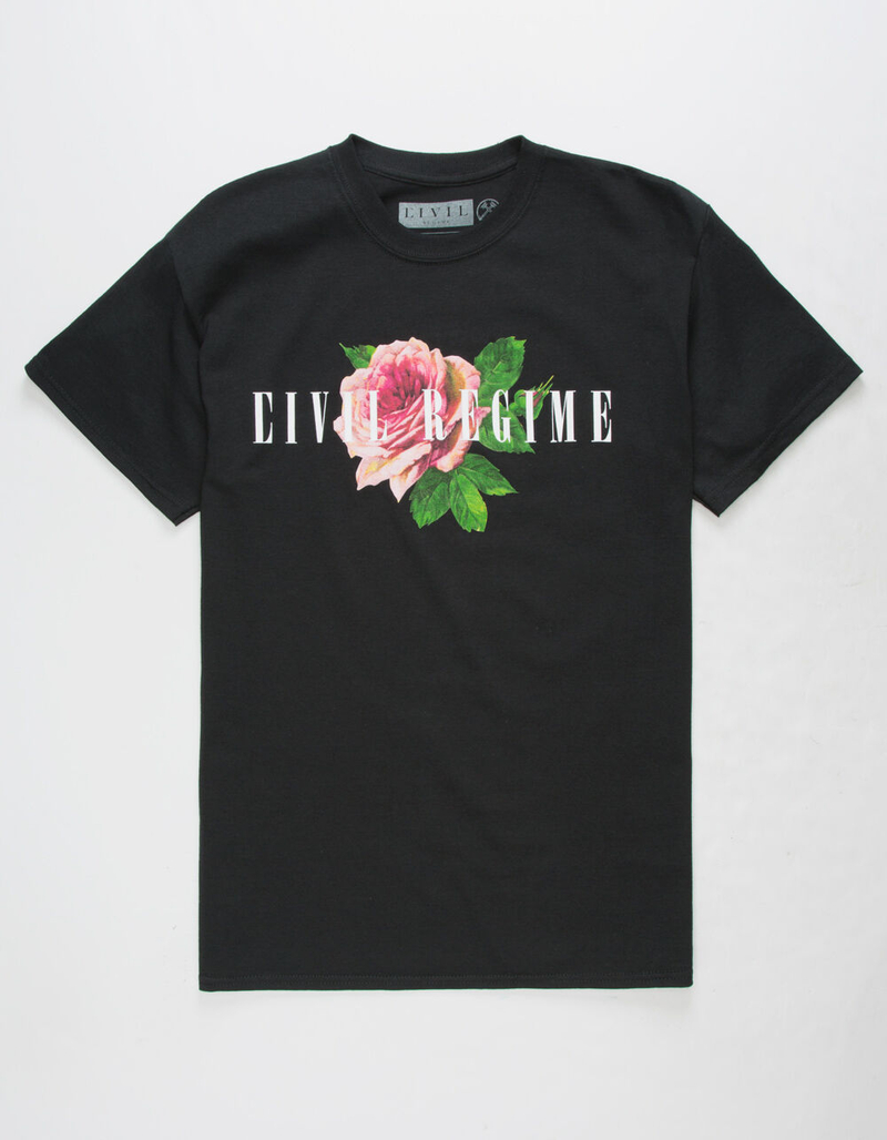 CIVIL REGIME Grow Black Mens T-Shirt image number 0