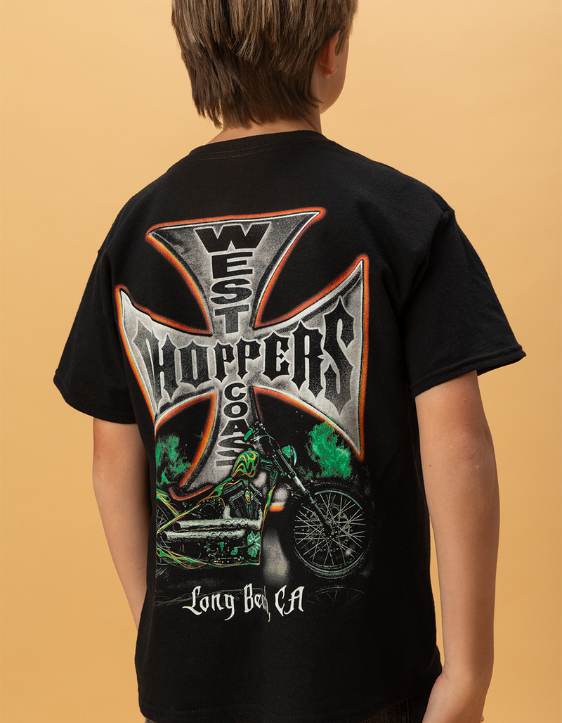 WEST COAST CHOPPERS Orange Hue Boys Tee image number 0