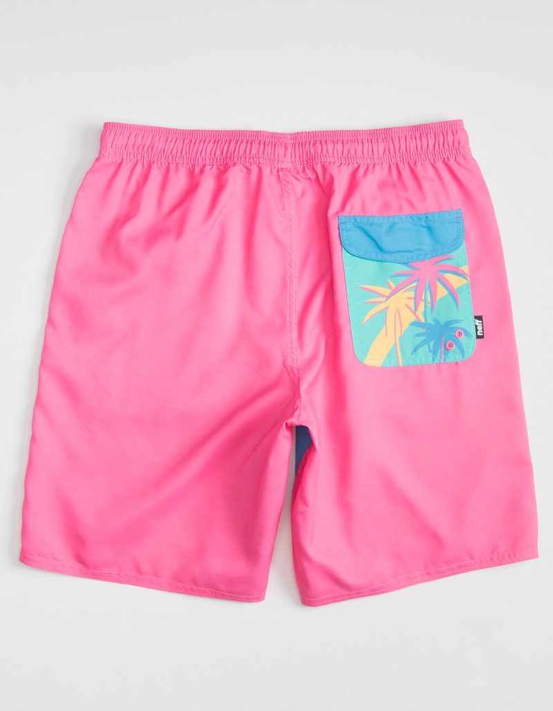 NEFF x Mickey Deco Hot Tub Mens Volley Shorts image number 1