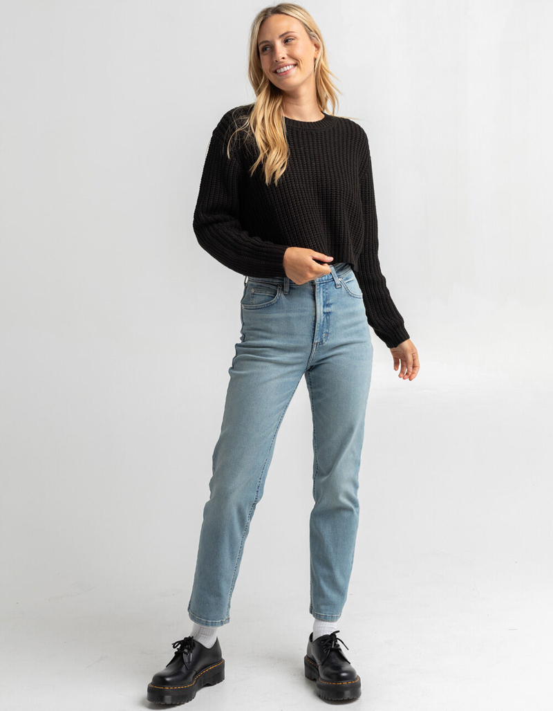 FULL TILT Womens Pullover Crew Neck Sweater image number 3