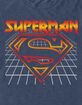 SUPERMAN Logo Grid Unisex Tee image number 2