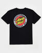 SANTA CRUZ Flamed Mfg Dot Boys Tee image number 2