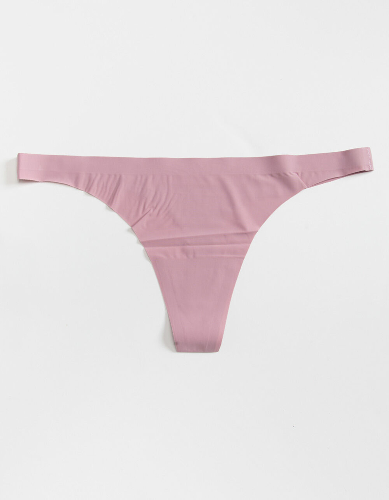 FULL TILT Lasercut Thin Side Purple Thong image number 0