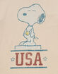 RSQ x Peanuts Snoopy Gold Metal Boys Tee image number 3