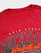 THE OHIO STATE UNIVERSITY Buckeyes 90's Basketball Hoop Mens Tee image number 3