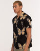 RSQ Butterfly Mens Button Up Shirt image number 3