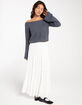 RSQ Womens Off The Shoulder Sweater image number 2