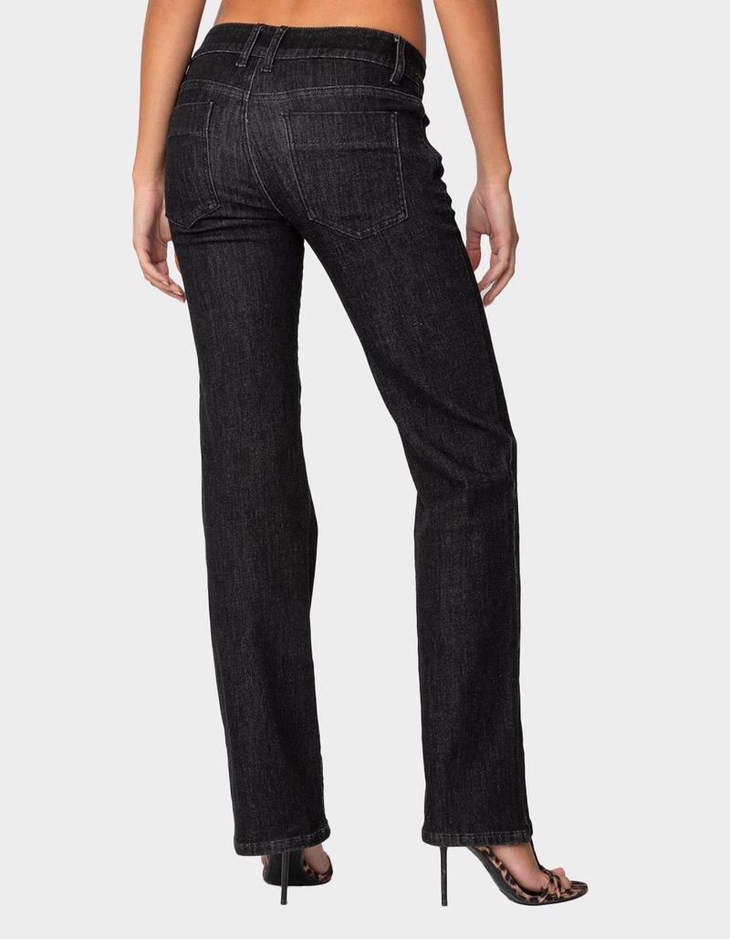 EDIKTED Avril Boot Cut Low Rise Jeans image number 4