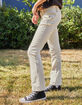 FULL TILT Girls Twill Low Rise Seam Flare Pants image number 1