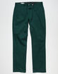 VOLCOM Vmonty Mens Dark Green Chino Pants image number 1