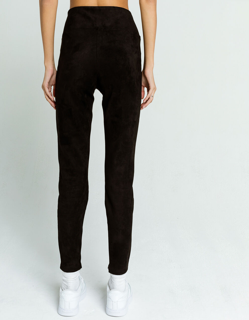 WEST OF MELROSE Sit Tight Faux Suede Womens Pants image number 3